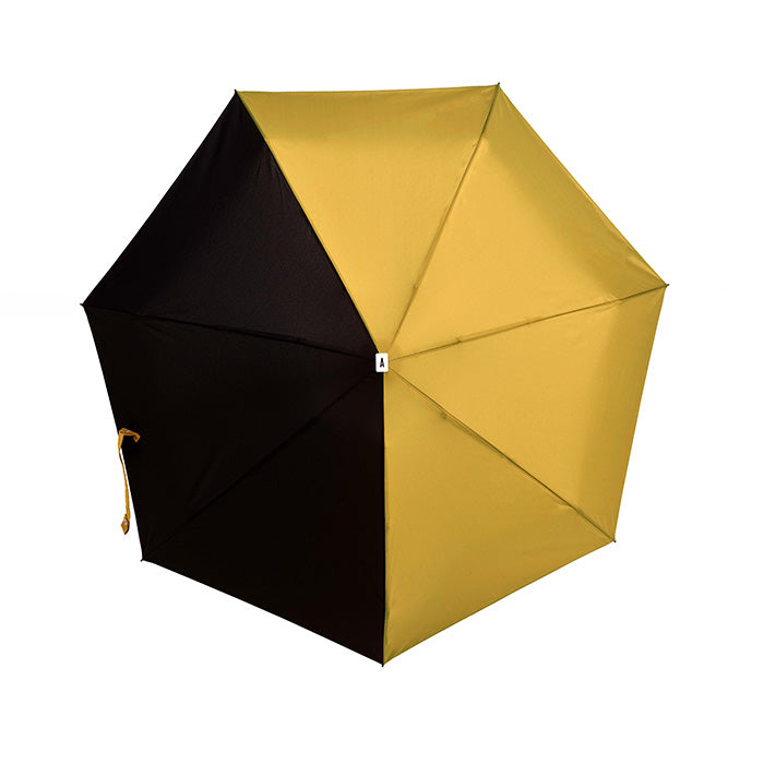 ANATOLE FOLDING COMPACT UMBRELLA -TWO TONE