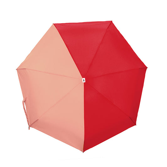 ANATOLE FOLDING COMPACT UMBRELLA -TWO TONE