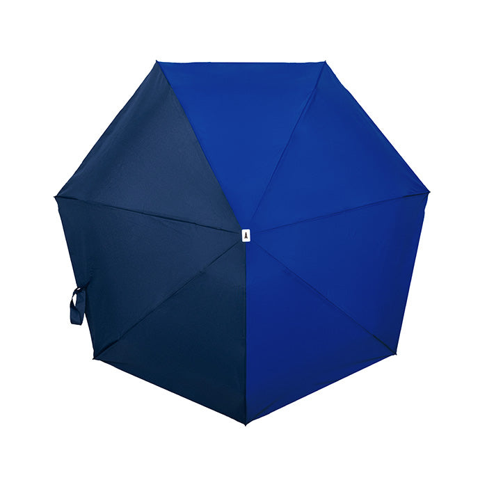 ANATOLE FOLDING COMPACT UMBRELLA -TWO TONE