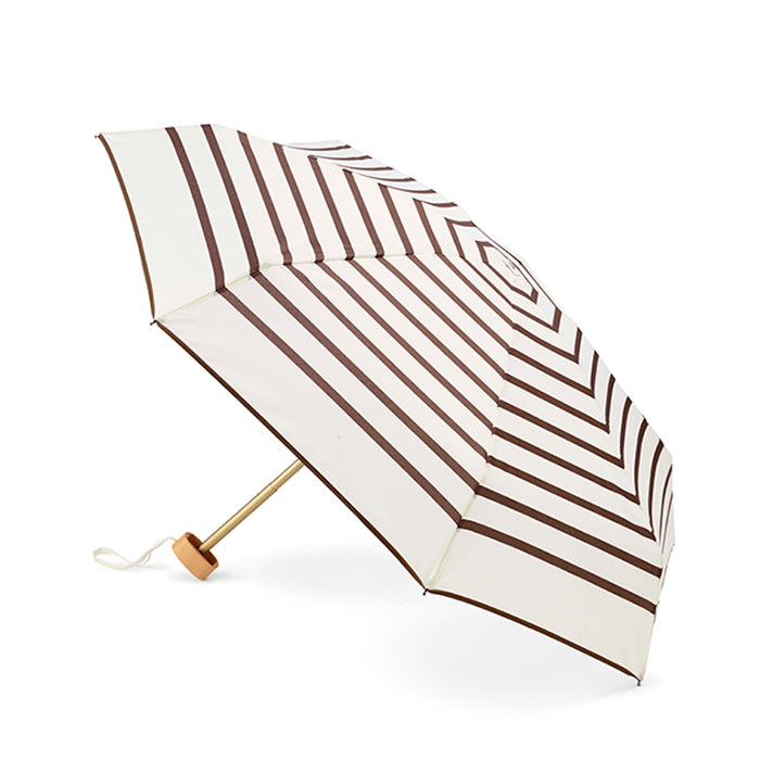 ANATOLE FOLDING COMPACT UMBRELLA -STRIPES