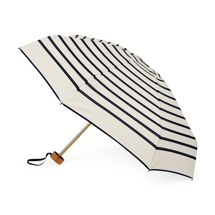 ANATOLE FOLDING COMPACT UMBRELLA -STRIPES