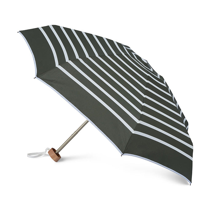 ANATOLE FOLDING COMPACT UMBRELLA -STRIPES