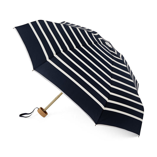 ANATOLE FOLDING COMPACT UMBRELLA -STRIPES