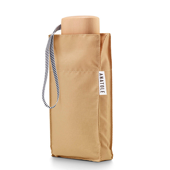 ANATOLE FOLDING COMPACT UMBRELLA -SOLID
