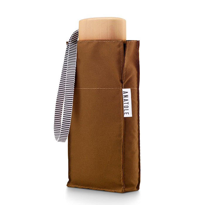 ANATOLE FOLDING COMPACT UMBRELLA -SOLID