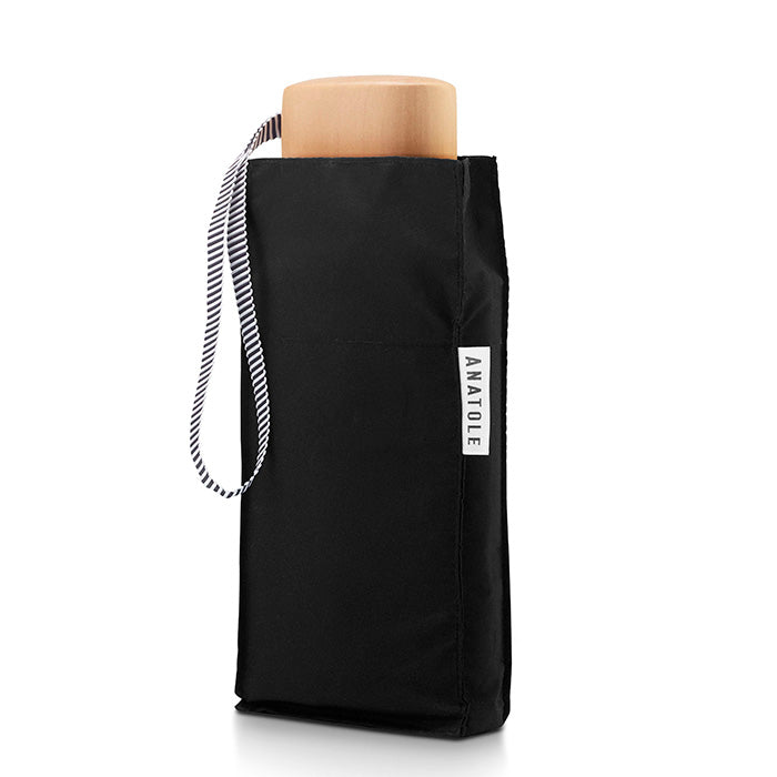ANATOLE FOLDING COMPACT UMBRELLA -SOLID