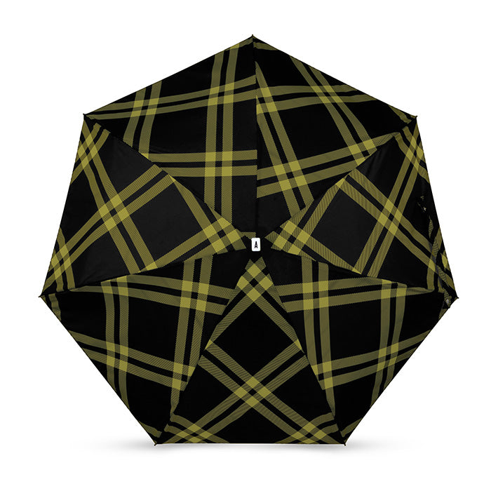 ANATOLE FOLDING COMPACT UMBRELLA -TWEED