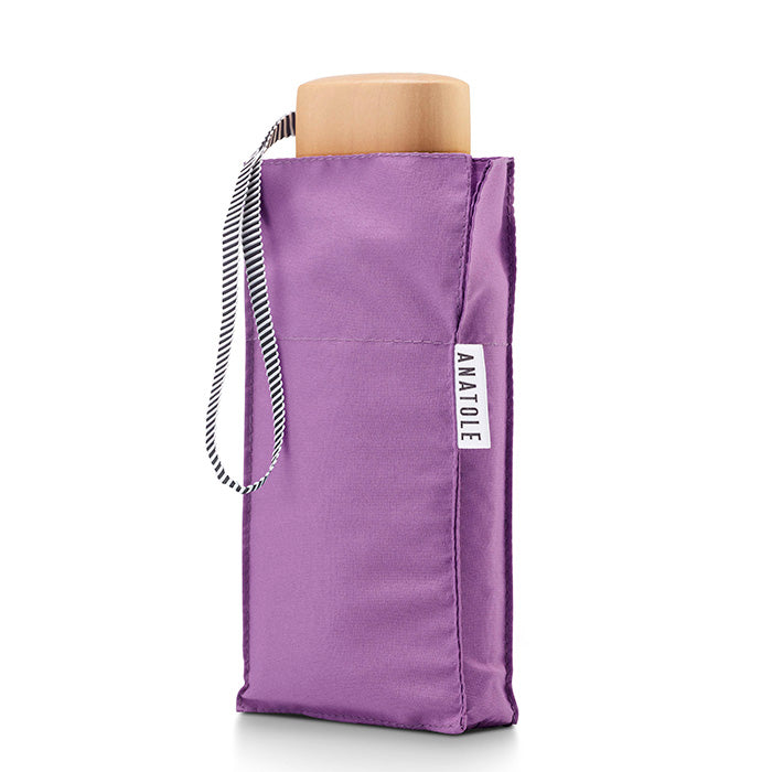 ANATOLE FOLDING COMPACT UMBRELLA -SOLID