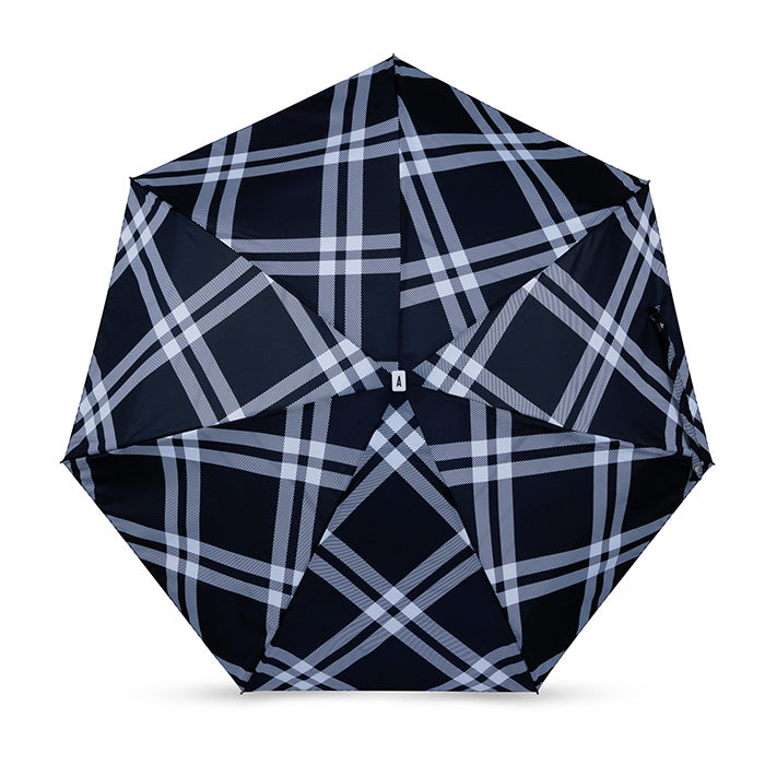ANATOLE FOLDING COMPACT UMBRELLA -TWEED