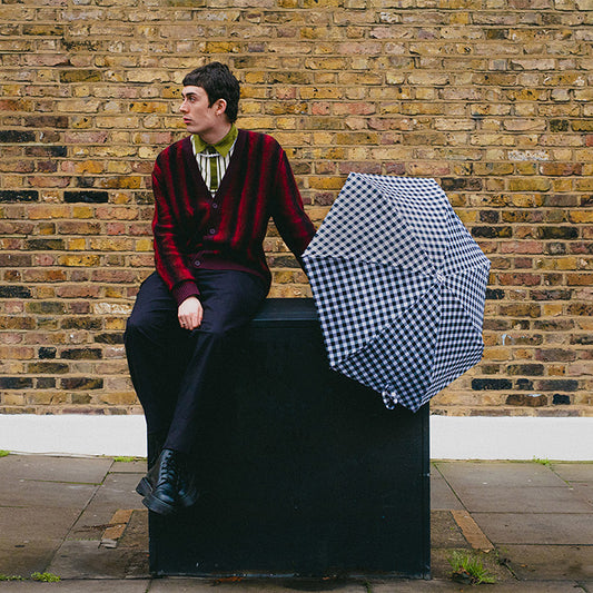 ANATOLE UV PROTECTION FOLDING COMPACT UMBRELLA -CHECK