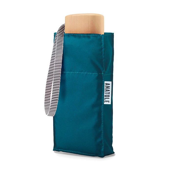 ANATOLE FOLDING COMPACT UMBRELLA -SOLID