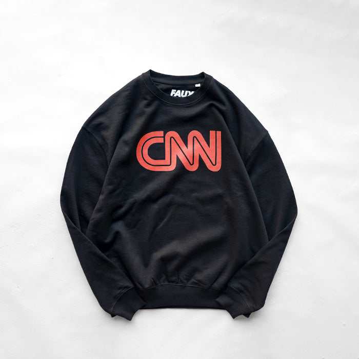 ATELIER AMELOT PRINT SWEAT -BLACK
