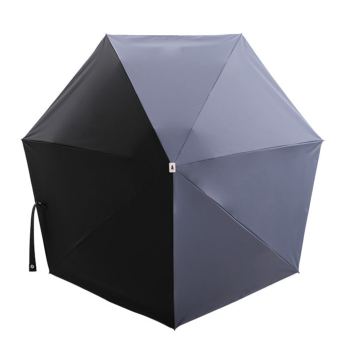 ANATOLE UV PROTECTION FOLDING COMPACT UMBRELLA -TWO TONE