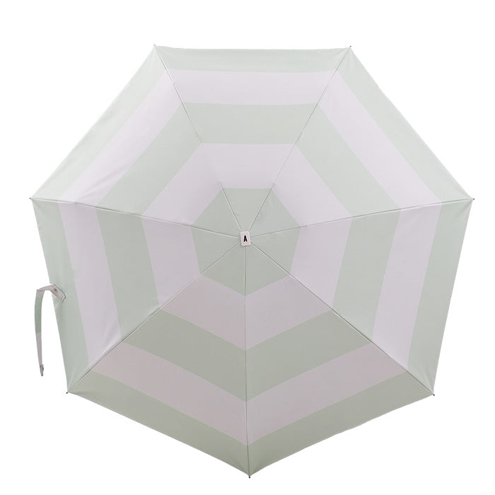 ANATOLE UV PROTECTION FOLDING COMPACT UMBRELLA -LARGE STRIPE
