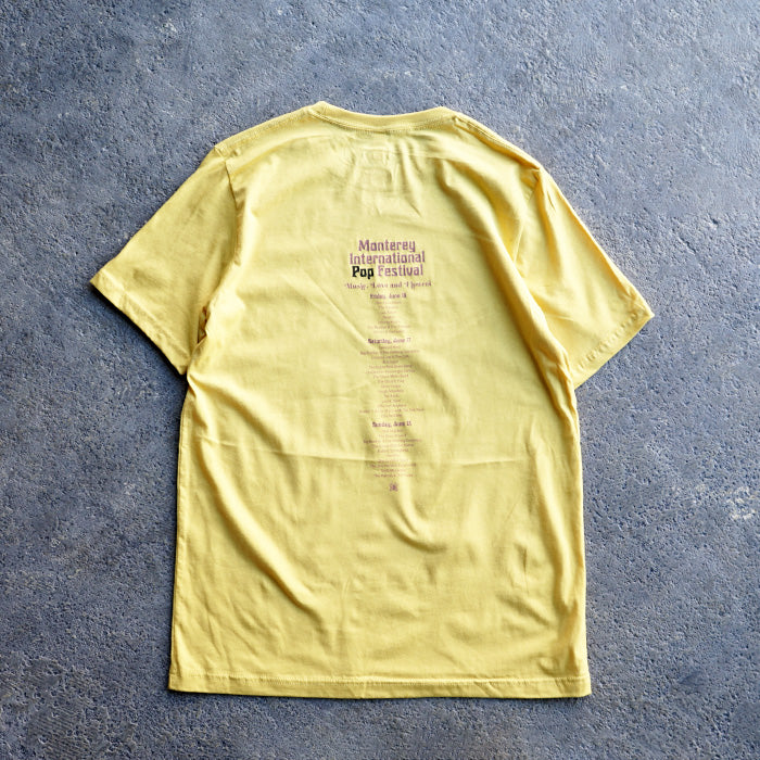 BLUESCENTRIC LTD. EDITION TWO-SIDED MONTEREY INTERNATIONAL POP FESTIVAL T-SHIRT + LINEUP