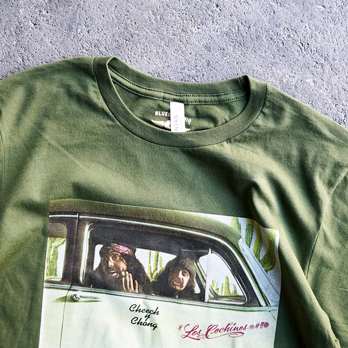 BLUESCENTRIC CHEECH AND CHONG LOS COCHINOS T-SHIRT