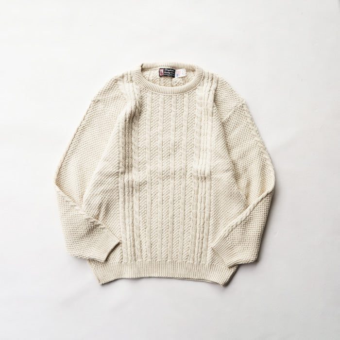 Binghamton Knitting Company Cable Knit Crew