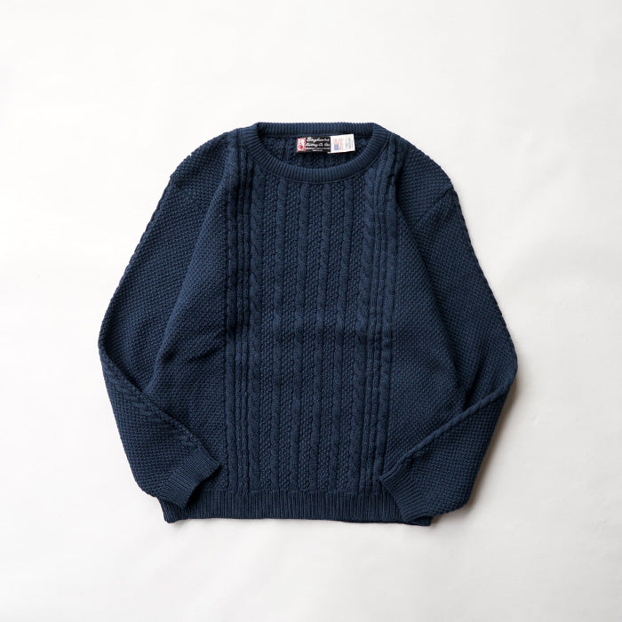 Binghamton Knitting Company Cable Knit Crew