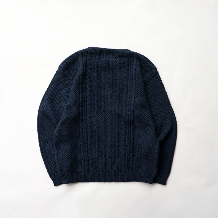 Binghamton Knitting Company Cable Knit Crew