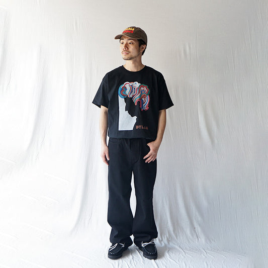 NEO BLUE BAGGY JEANS -BLACK