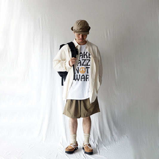 BLUESCENTRIC MAKE JAZZ NOT WAR T-SHIRT