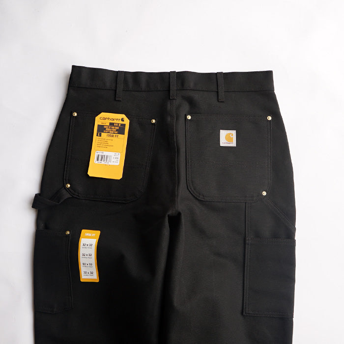 CARHARTT B01 DOUBLE-FRONT WORK DUNGAREE / BLACK