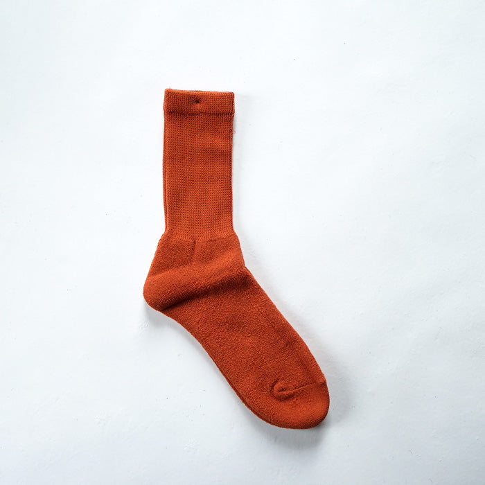 CONNECT/S ORGANIC COTTON PILE CREW SOCKS