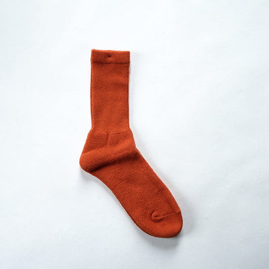 CONNECT/S ORGANIC COTTON PILE CREW SOCKS
