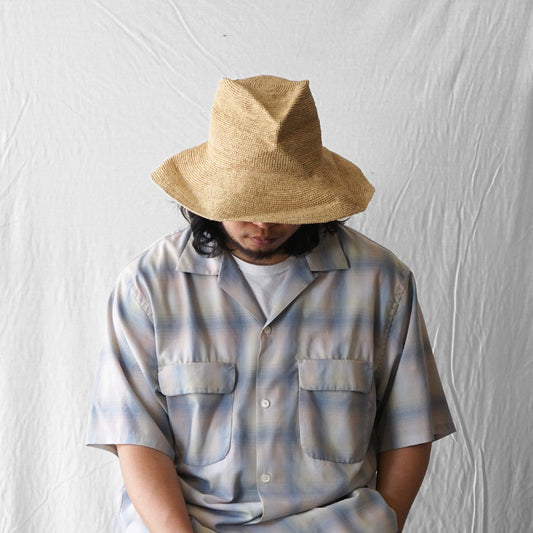 DECHO RAFFIA CRASH HAT