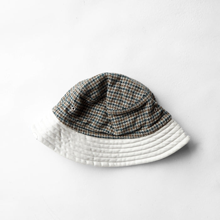 DECHO CHECK & MOLESKIN BUCKET HAT