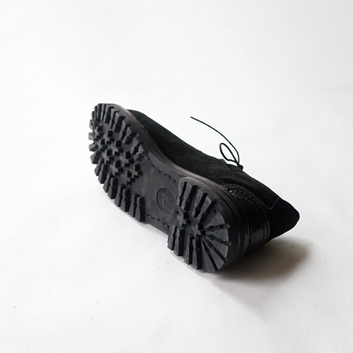 EL RESERO MOUNTAIN BOOTS -BLACK SUEDE/RUG SOLE