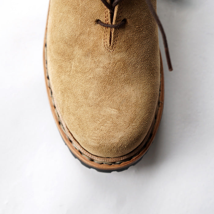 EL RESERO MOUNTAIN BOOTS -BEIGE SUEDE/RUG SOLE