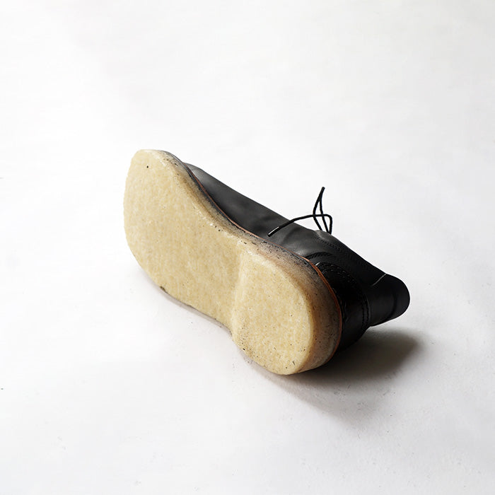 EL RESERO MOUNTAIN BOOTS -BLACK CALF /CRAPE SOLE