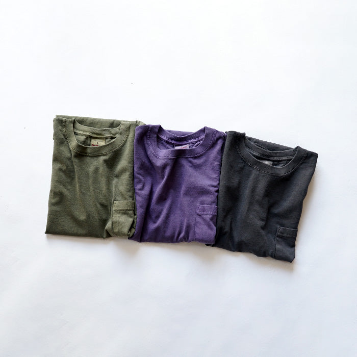 GOODWEAR L/S POCKET TEE PIGMENT DYE