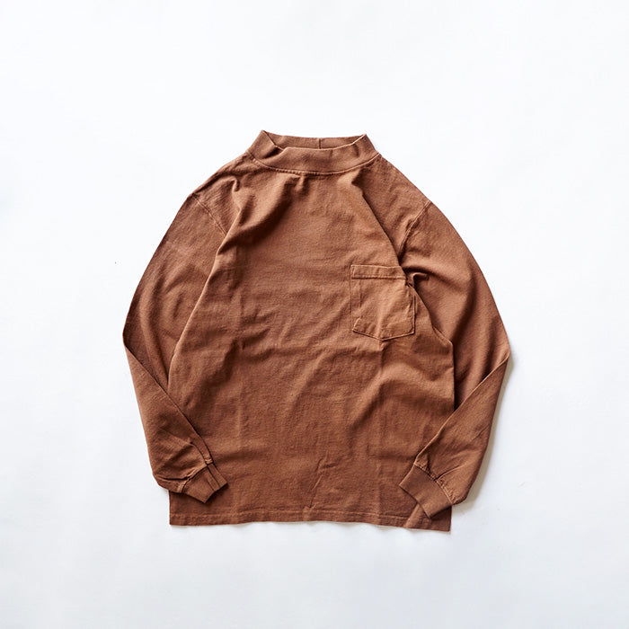 GOODWEAR L/S MOCK NECK POCKET TEE