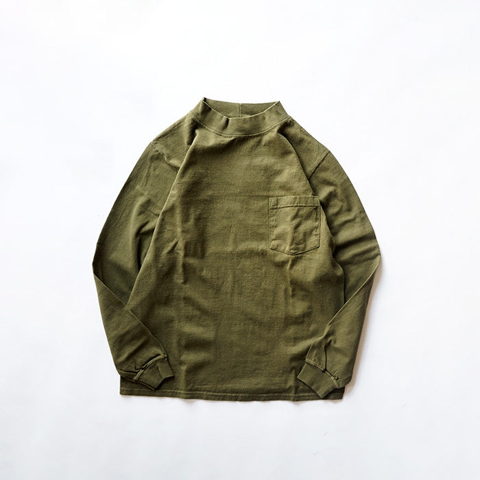GOODWEAR L/S MOCK NECK POCKET TEE
