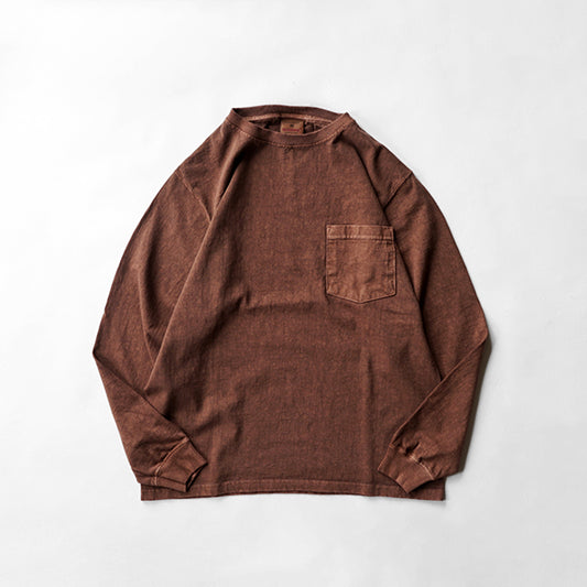 GOODWEAR L/S POCKET TEE PIGMENT DYE