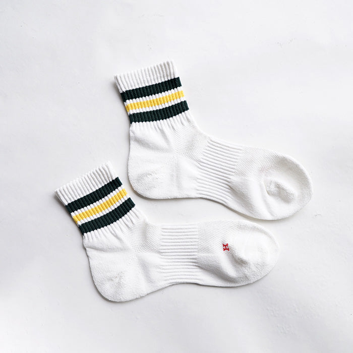 Healthknit 和紙配色3本ラインソックス