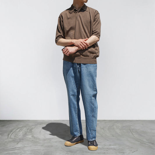 KAPTAIN SUNSHINE 5P Zipper Front Denim Pants