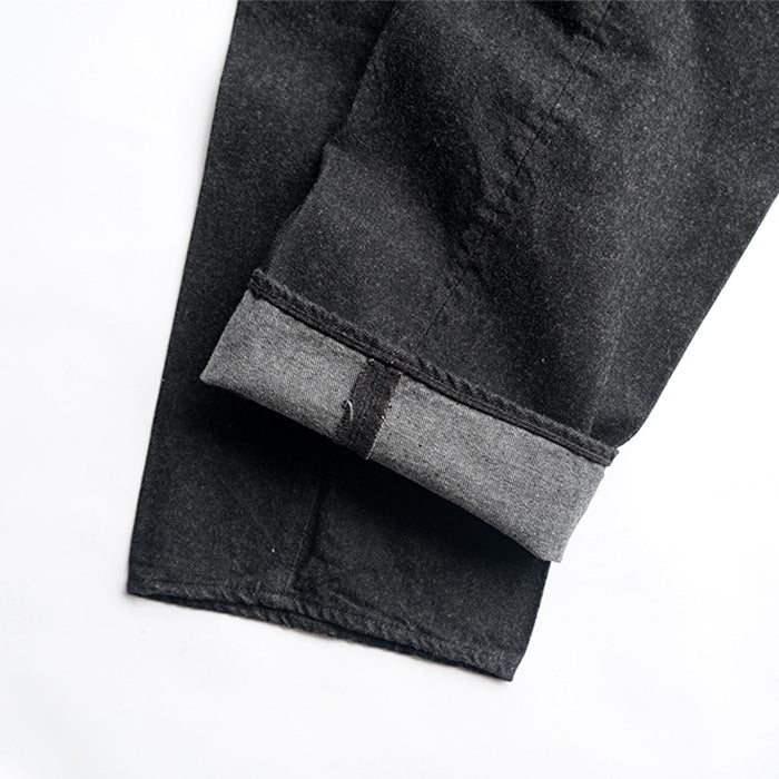 KAPTAIN SUNSHINE Skate Shoecut Denim Pants -BLACK