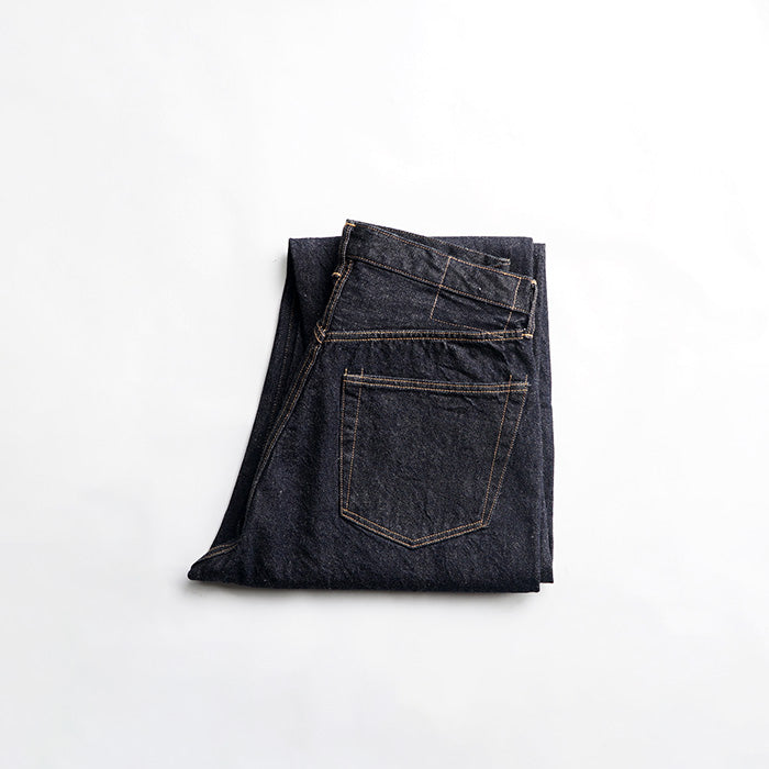 KAPTAIN SUNSHINE 5P Zipper Front Denim Pants - INDIGO