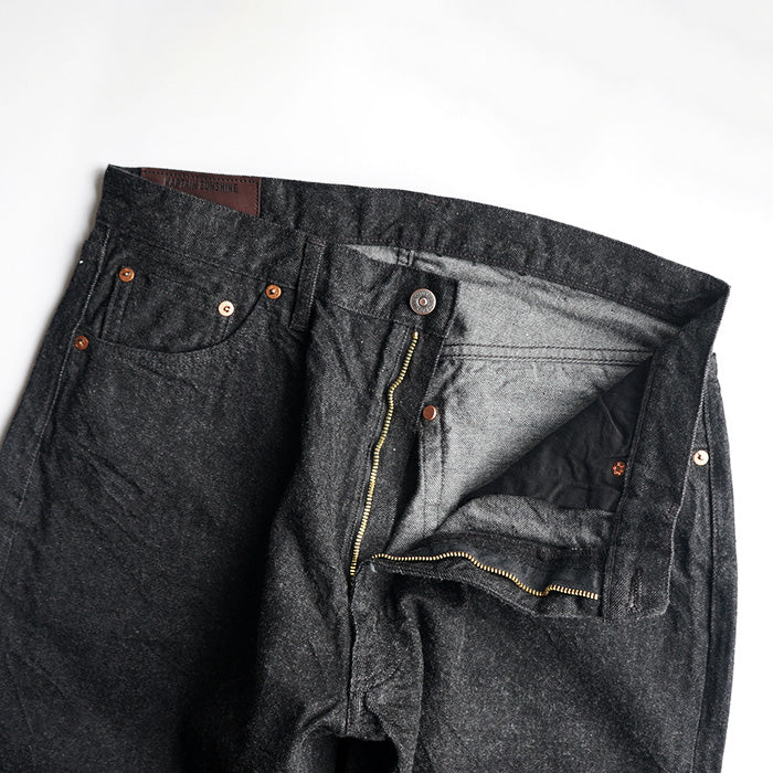 KAPTAIN SUNSHINE 5P Zipper Front Denim Pants - BLACK