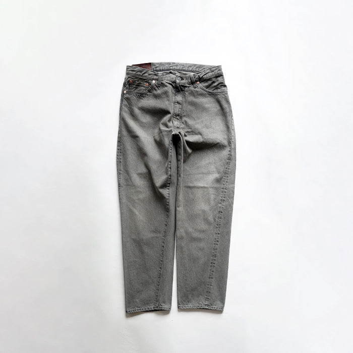 KAPTAIN SUNSHINE 5P Zipper Front Denim Pants - BLACK VINTAGE WASH