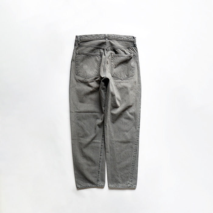 KAPTAIN SUNSHINE 5P Zipper Front Denim Pants - BLACK VINTAGE WASH