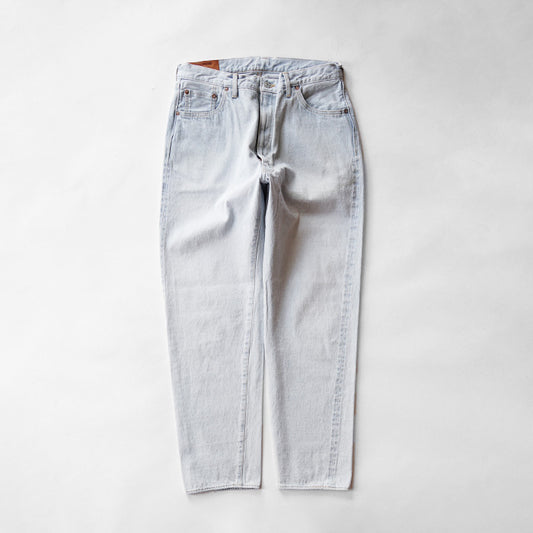 KAPTAIN SUNSHINE 5P Zipper Front Denim Pants - INDIGO ICE WASH