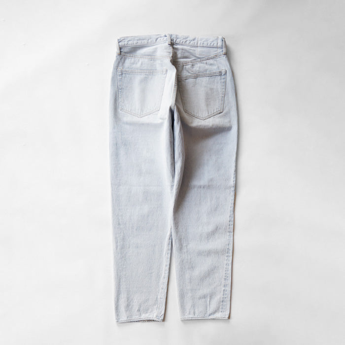 KAPTAIN SUNSHINE 5P Zipper Front Denim Pants - INDIGO ICE WASH