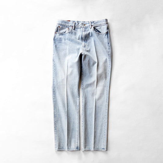 KAPTAIN SUNSHINE Skate Shoecut Denim Pants -INDIGO ICE WASH