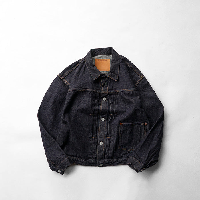 KAPTAIN SUNSHINE Denim Tracker 1P Jacket -INDIGO ONE WASH