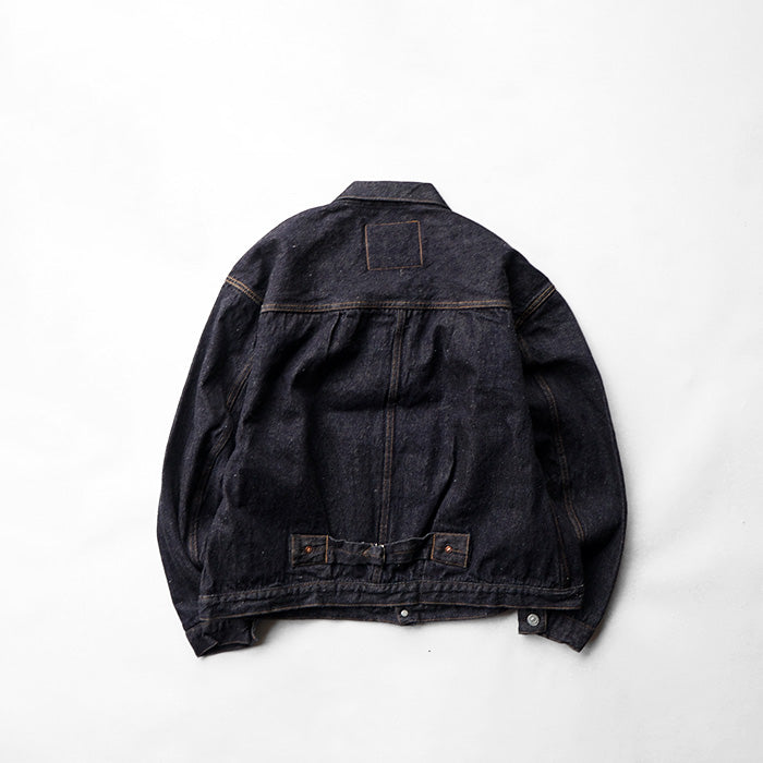KAPTAIN SUNSHINE Denim Tracker 1P Jacket -INDIGO ONE WASH