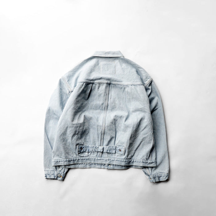 KAPTAIN SUNSHINE Denim Tracker 1P Jacket -INDIGO ICE WASH